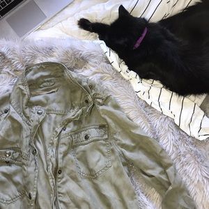 Army Green Cargo jacket